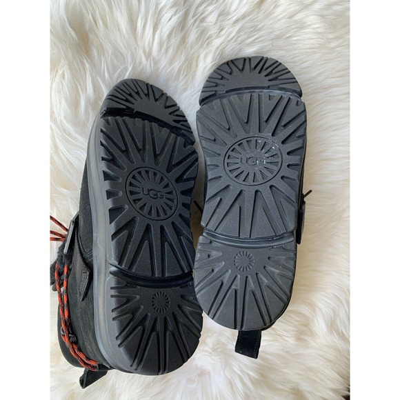 UGG Women's Classic Weather Hiker Black Shearling Boots 10 EU 41 - Picture 9 of 12